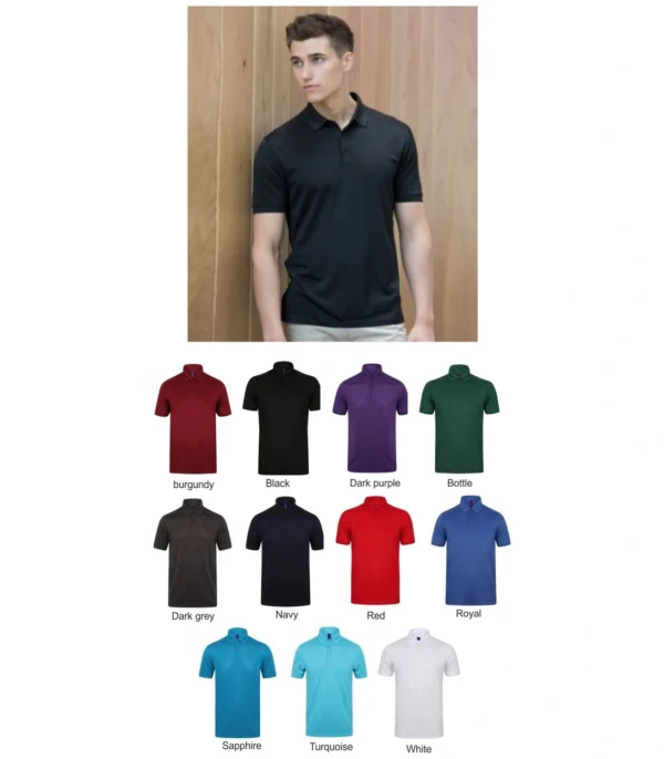 H460 Stretch Microfine Pique Polo Shirt